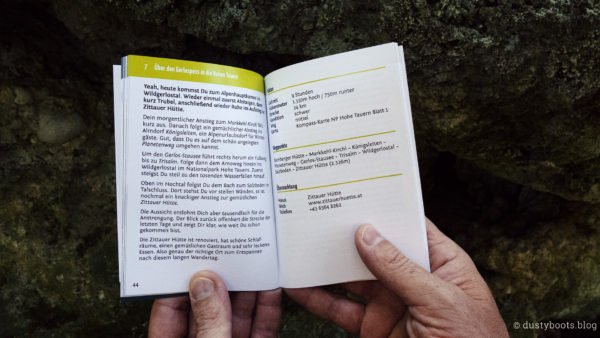 Wanderführer Alpenüberquerung - Blick ins Buch: Etappe